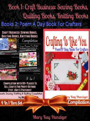 cover image of Craft Business - Sewing Books, Quilting Books, Knitting Books with 99+ Places To Sell For Profit